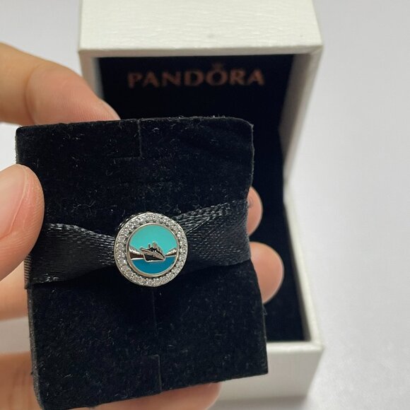 Pandora Inside Passage Alaska Beach Heart Charm Bead - Picture 1 of 5